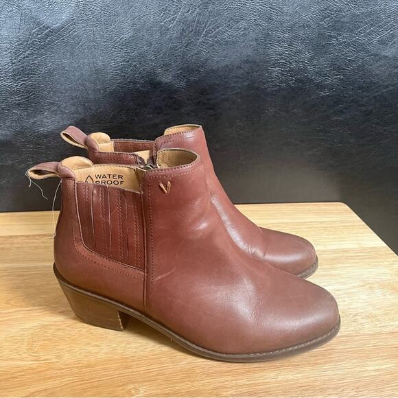 Vionic Bethany Brown Ankle Boots Size 5 - Picture 2 of 15